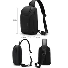 کیف کراس بادی مردانه بنج BANGE BG-8031 ضدآب مناسب آیپد 11 اینچ ایراد ظاهری
