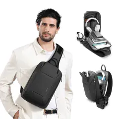 کیف کراس بادی مردانه بنج BANGE BG-8031 ضدآب مناسب آیپد 11 اینچ ایراد ظاهری