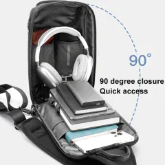 کیف کراس بادی مردانه بنج BANGE BG-8031 ضدآب مناسب آیپد 11 اینچ ایراد ظاهری
