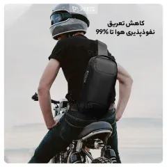 کیف کراس بادی مردانه بنج اصل BANGE BG-22085 رمز دار با پورت USB ایراد ظاهری