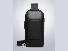 کیف کراس بادی مردانه بنج اصل BANGE BG-22085 رمز دار با پورت USB ایراد ظاهری