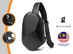 کیف کراس بادی مردانه و زنانه USB دار بنج اصل BANGE BG-7213 ظرفیت 7.9 اینچ