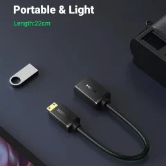 فروش کابل تبدیل مینی HDMI نر به HDMI ماده یوگرین