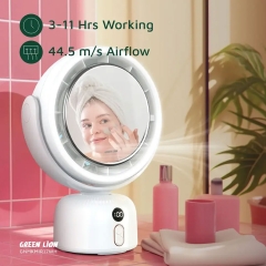 آینه آرایش و پنکه گرین لاین