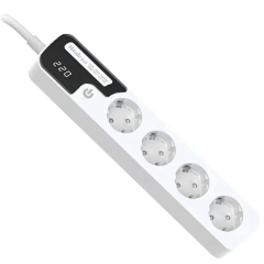 چندراهی و محافظ برق هارمونیک هادرون Hadron مدل P244 با برق ارت دار 3920 وات