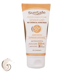 فروش کرم ضد آفتاب فیزیکال سان‌سیف SunSafe با SPF50 مناسب پوست حساس حجم 50 میلی‌لیتر