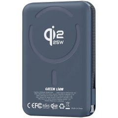 پاور بانک وایرلس 25 وات گرین لاین