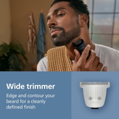 تریمر صورت فیلیپس Philips مدل BT7670/40 با مخزن جمع آوری مو