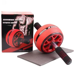 فروش رولر شکم Abdominal Muscle Fitness Wheel تحمل وزن 181 کیلوگرم