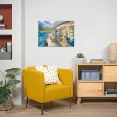 پازل جزیره روی دیوار