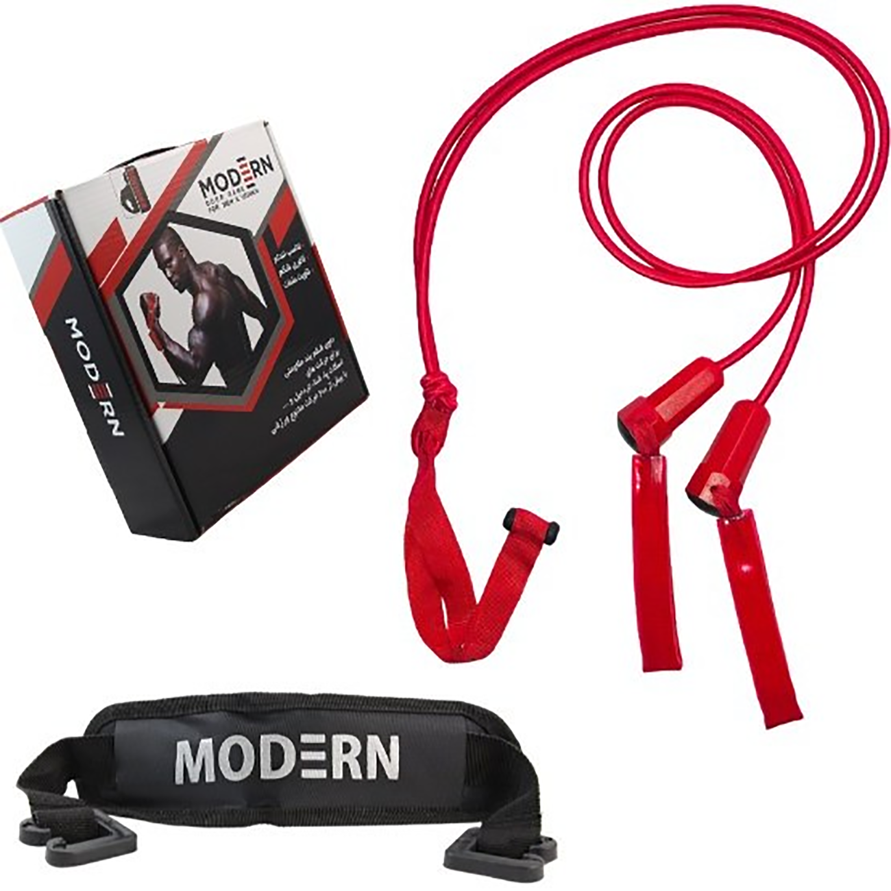 کش بدنسازی مدرن Modern طول 3 متر با شکم بند مقاومتی