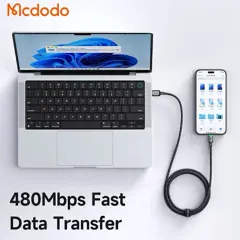 خرید کابل تایپ سی به لایتنینگ مک دودو