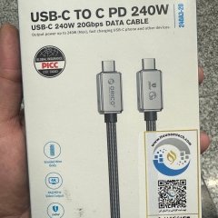کابل تایپ سی اوریکو ORICO مدل 240A3-20 توان 240 وات 2 متری (20 یا 40؟ عکس از جعبه نیاز است)عکس جعبه نیست 20 یا 40 ؟