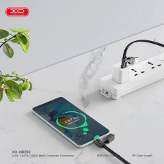 کابل شارژ 4 در 1 ایکس او