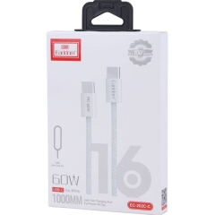 کابل شارژ PD و فست Earldom Type-C to Type-C مدل EC-202C-C 60W