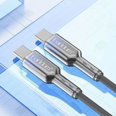 کابل شارژ فست دیتا تایپ‌سی به تایپ‌سی ارلدام Earldom اصلی مدل EC-204C-C وات 60