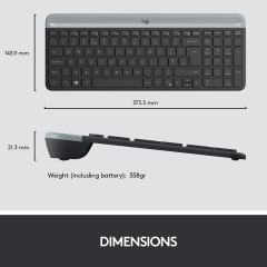 کیبورد بی سیم لاجیتک Logitech مدل K580 با چیدمان Chrome OS