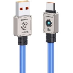 کابل شارژ USB به USB-C یوسامز USAMS مدل US-SJ686 توان 66 وات