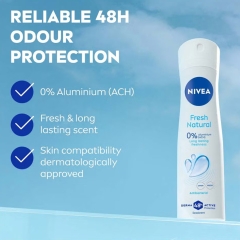 اسپری ضد تعریق زنانه نیوآ مدل Fresh Natural حجم 150 میلی لیتر (یک عکس کاربردی)