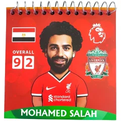دفترچه یادداشت فوتبالی طرح محمد صلاح
