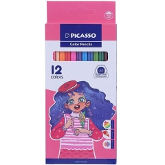 قیمت مداد رنگی  پیکاسو Picasso مدل GOL-12-C با 12 رنگ