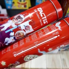 خرید مداد رنگی  فکتیس FACTIS با جعبه فلزی 24 رنگ