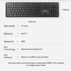 ست موس و کیبورد بی سیم چری DW-2300