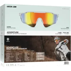 عینک هوشمند ورزشی گرین لاین Green Lion مدل Adventure با محافظ UV400