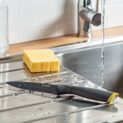 - دسته خاکستری چاقوی همه کاره تفال Fresh Kitchen