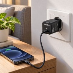 بدنه مشکی شارژر دیواری انکر مدل A2699L11