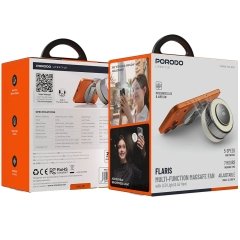 پنکه مگنتی پورودو Porodo مدل PDLFSTMF135BG با چراغ LED