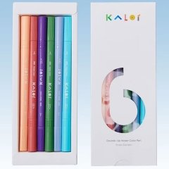 قیمت ماژیک آبرنگی دو سر کاکو KACO مدل Kalor Mint Lemon بسته 6 رنگ