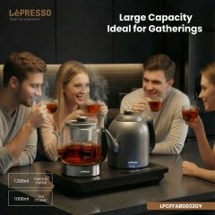 بهترین چای ساز و کتری برقی لپرسو LePresso مدل LPCFFAB0032GY