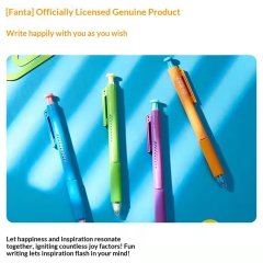 خودکار مشکی ژله ای کاکو KACO مدل POPUP Fanta نوک 0.5 میلی متر