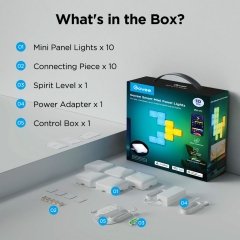 پنل نورپردازی هوشمند گووی Govee مدل H8069 بسته 10 عددی