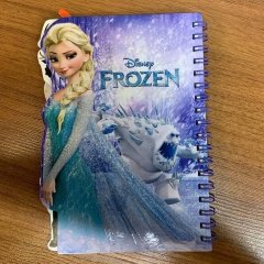 دفترچه یادداشت 75 برگ فانتزی سیمی