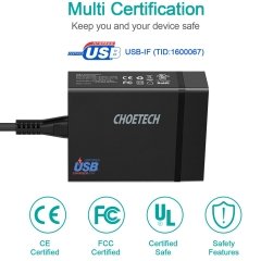 شارژر رومیزی  چویتک Choetech مدل PD72-1C3U چهار پورت 72 وات