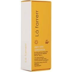 کرم ضد آفتاب بی رنگ لافارر مدل SPF50 پوست چرب و آکنه‌ای 40 میلی‌لیتر