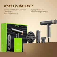 1. سشوار اورایمو OHD-550N و لوازم همراه آن