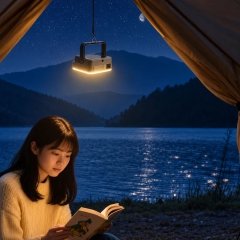 چراغ کمپینگ خورشیدی با شارژ تایپ سی