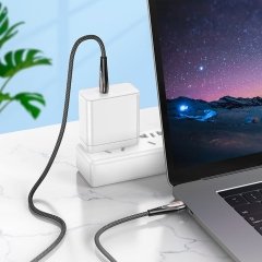 کابل شارژ دوسر تایپ سی هوکو HOCO مدل U133 توان 60 وات
