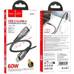 بهترین کابل شارژ دوسر تایپ سی هوکو HOCO مدل U133 توان 60 وات