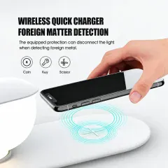 Huizuo Wireless Charger Night Light (DT37-B) (تکراری)