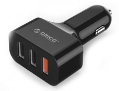 شارژر فندکی فست شارژ ماشین سه پورت اوریکو UCH-Q3