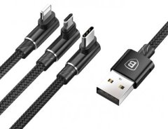 کابل سه سر بیسوس Baseus MVP 3 In 1 Mobile Game Cable