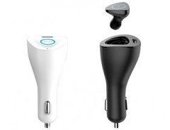 شارژر فندکی فست شارژ ماشین و هندزفری بلوتوثی جویروم JR-T600