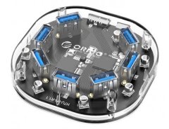 هاب یو اس بی 7 پورت اوریکو Orico 7 Port USB3.0 Transparent HUB H7U-U3