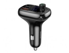 شارژر فندکی سریع با قابلیت پخش موسیقی و تماس بیسوس Baseus T-Typed Wireless MP3 Charger S-13