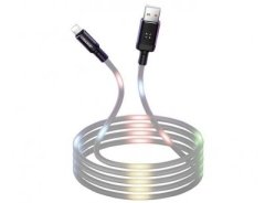 کابل لایتنینگ رقص نور یوسامز Usams U16 Volume Control Led Lightning Cable 1m