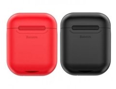 کیس شارژ سیلیکونی ایرپاد بیسوس Baseus WIAPPOD-09 Wireless Charger Silicone Protective Case